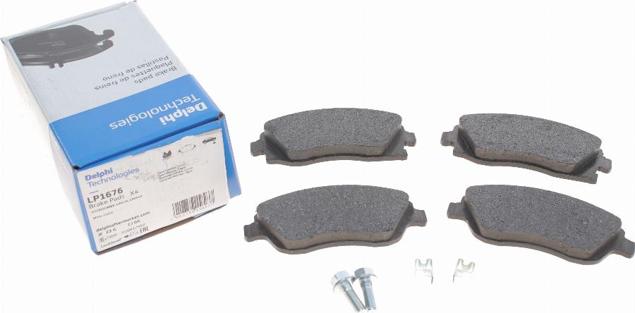 Delphi LP1676 - Brake Pad Set, disc brake autospares.lv