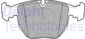 Delphi LP1003 - Brake Pad Set, disc brake autospares.lv