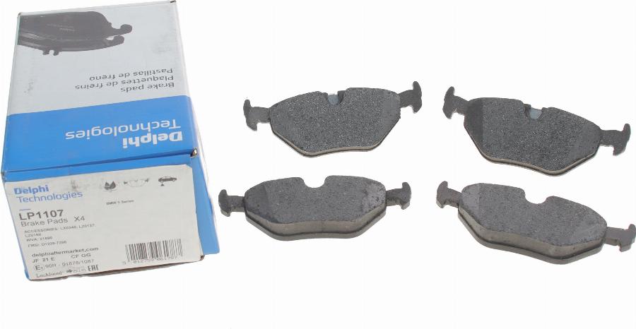 Delphi LP1107 - Brake Pad Set, disc brake autospares.lv