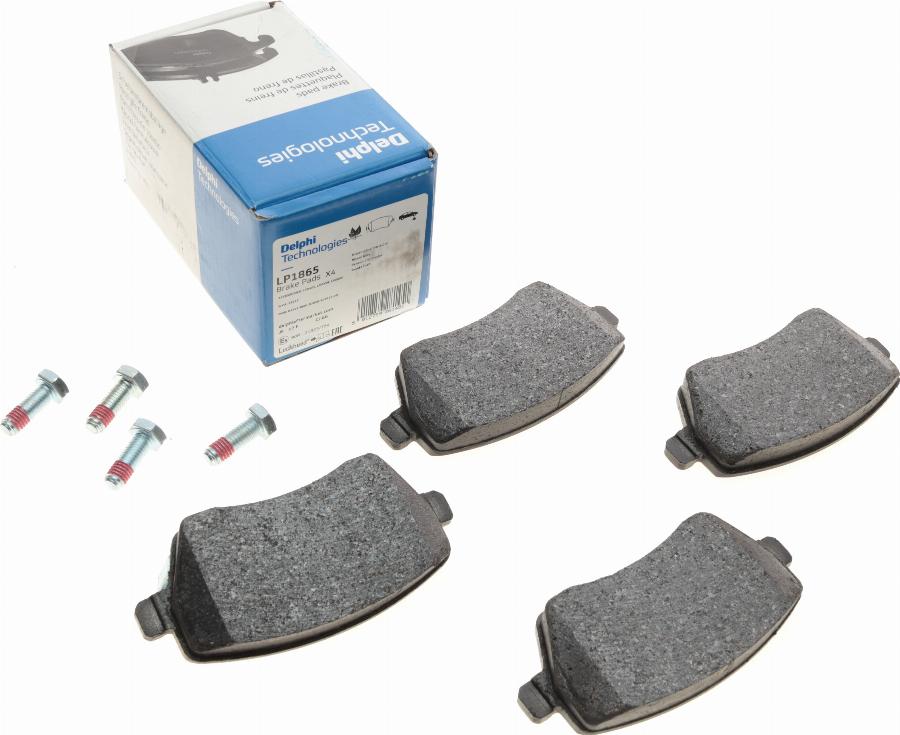 Delphi LP1865 - Brake Pad Set, disc brake autospares.lv