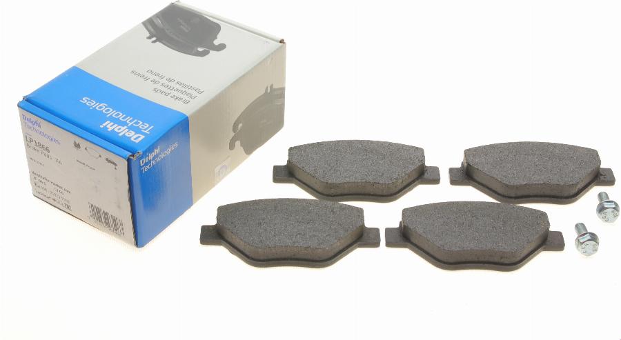 Delphi LP1866 - Brake Pad Set, disc brake autospares.lv