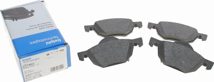 Delphi LP1862 - Brake Pad Set, disc brake autospares.lv