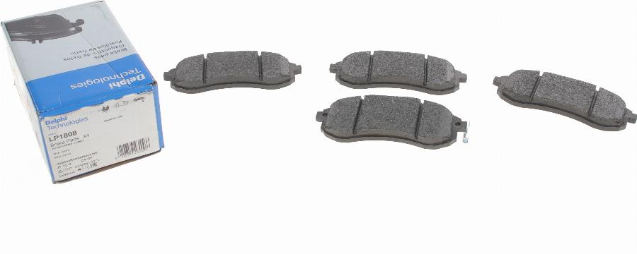 Delphi LP1808 - Brake Pad Set, disc brake autospares.lv