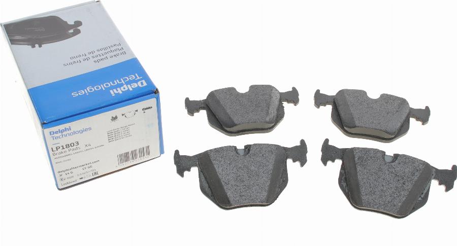 Delphi LP1803 - Brake Pad Set, disc brake autospares.lv