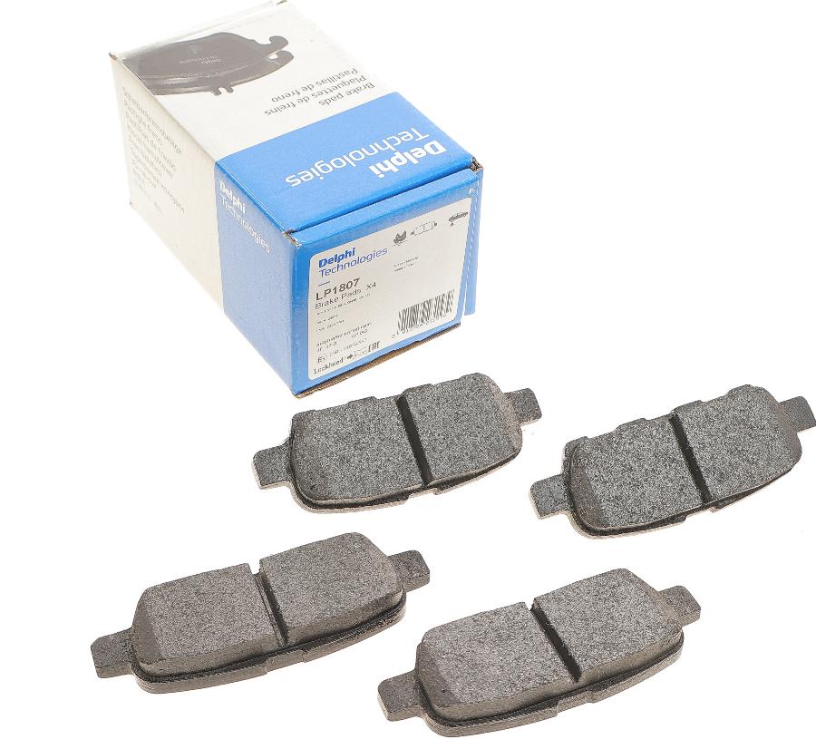 Delphi LP1807 - Brake Pad Set, disc brake autospares.lv