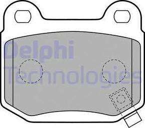 Delphi LP1839-18B1 - Brake Pad Set, disc brake autospares.lv