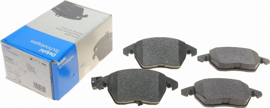 Delphi LP1837 - Brake Pad Set, disc brake autospares.lv