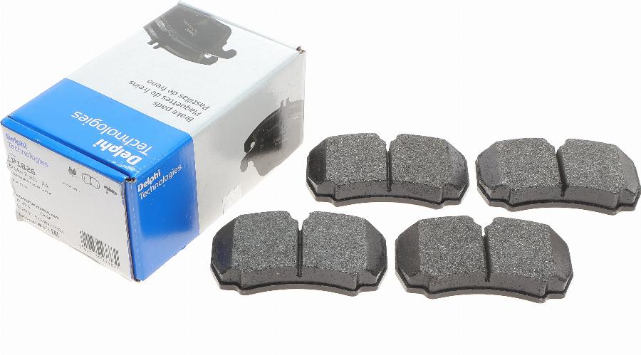 Delphi LP1826 - Brake Pad Set, disc brake autospares.lv