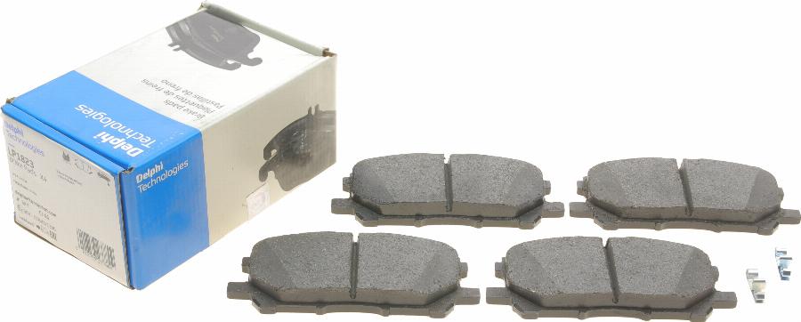 Delphi LP1823 - Brake Pad Set, disc brake autospares.lv