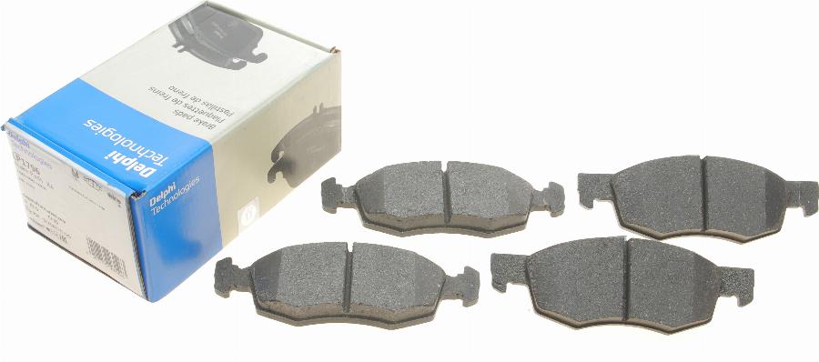 Delphi LP1796 - Brake Pad Set, disc brake autospares.lv