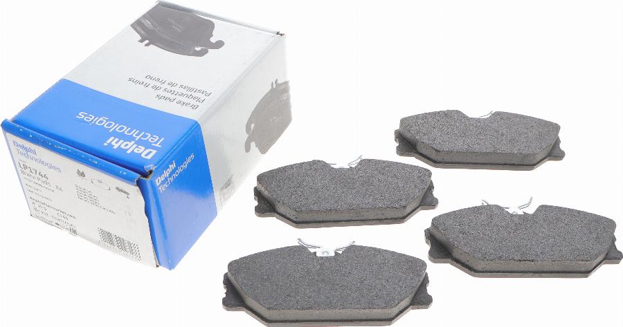 Delphi LP1744 - Brake Pad Set, disc brake autospares.lv