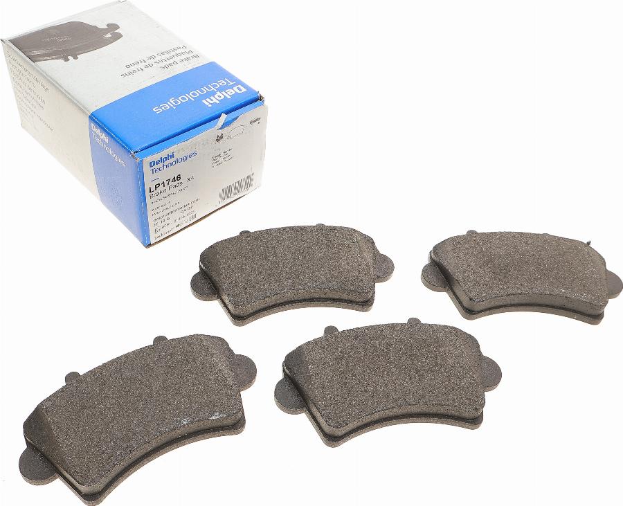 Delphi LP1746 - Brake Pad Set, disc brake autospares.lv