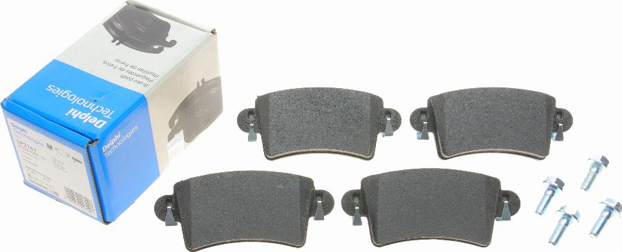 Delphi LP1747 - Brake Pad Set, disc brake autospares.lv