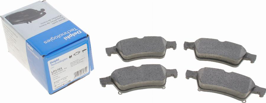 Delphi LP1701 - Brake Pad Set, disc brake autospares.lv