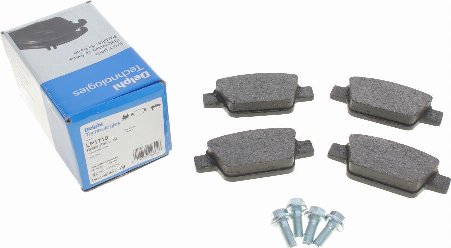 Delphi LP1719 - Brake Pad Set, disc brake autospares.lv