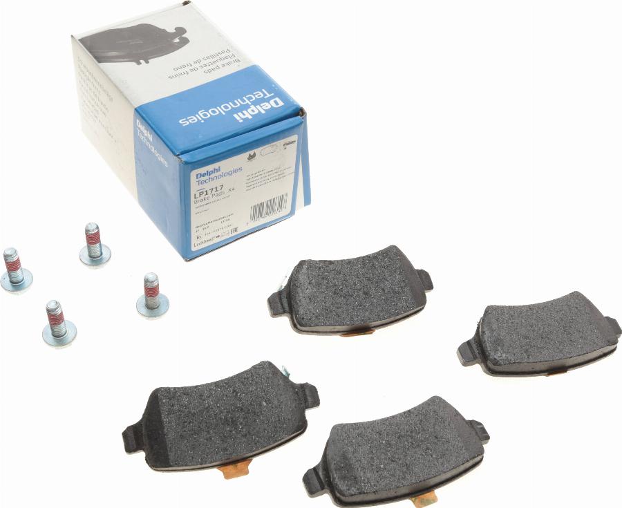 Delphi LP1717 - Brake Pad Set, disc brake autospares.lv