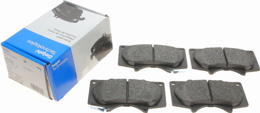Delphi LP1782 - Brake Pad Set, disc brake autospares.lv