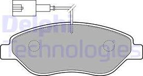 Delphi LP1720-18B1 - Brake Pad Set, disc brake autospares.lv