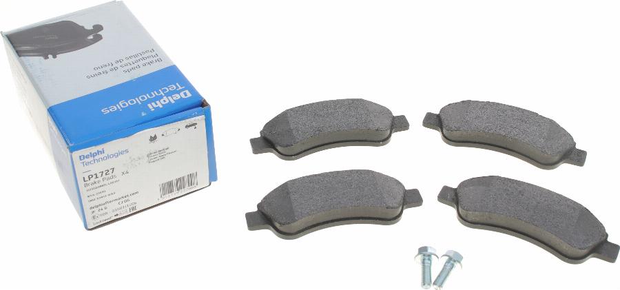 Delphi LP1727 - Brake Pad Set, disc brake autospares.lv