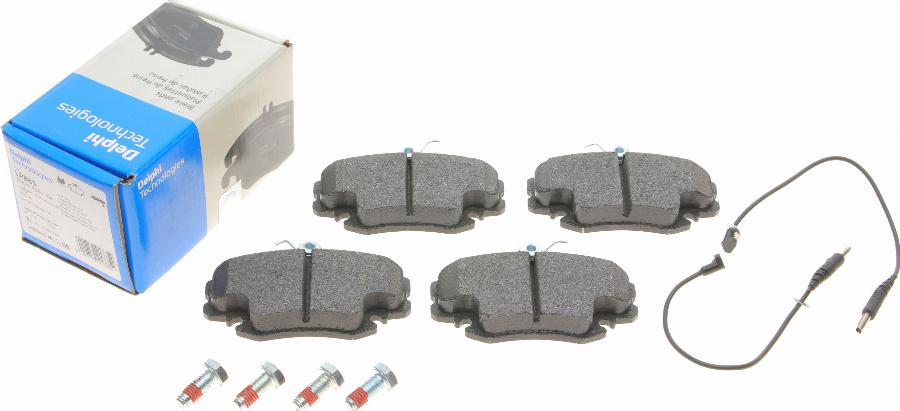 Delphi LP885 - Brake Pad Set, disc brake autospares.lv