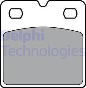 Delphi LP3405 - Brake Pad Set, disc brake autospares.lv