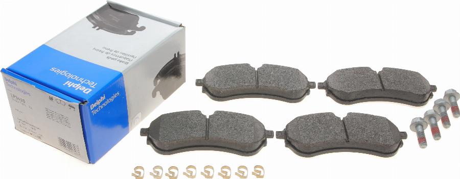 Delphi LP3410 - Brake Pad Set, disc brake autospares.lv