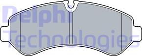 Delphi LP3548 - Brake Pad Set, disc brake autospares.lv