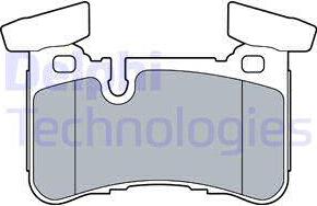 Delphi LP3516 - Brake Pad Set, disc brake autospares.lv