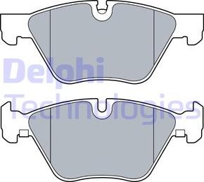 Delphi LP3534 - Brake Pad Set, disc brake autospares.lv