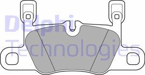 Delphi LP3656 - Brake Pad Set, disc brake autospares.lv