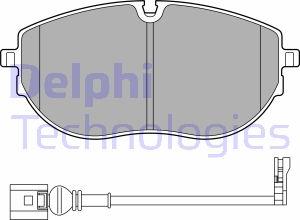 Delphi LP3652 - Brake Pad Set, disc brake autospares.lv