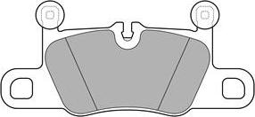 Delphi LP3614 - Brake Pad Set, disc brake autospares.lv