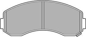 Delphi LP3616 - Brake Pad Set, disc brake autospares.lv