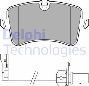Delphi LP3681 - Brake Pad Set, disc brake autospares.lv