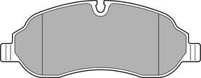 Delphi LP3682 - Brake Pad Set, disc brake autospares.lv