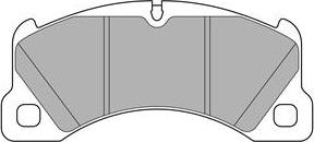 Delphi LP3629 - Brake Pad Set, disc brake autospares.lv