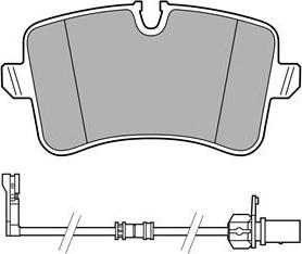 Delphi LP3625 - Brake Pad Set, disc brake autospares.lv