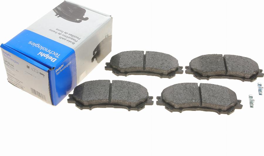 Delphi LP3144 - Brake Pad Set, disc brake autospares.lv