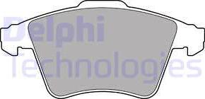 Delphi LP3142 - Brake Pad Set, disc brake autospares.lv