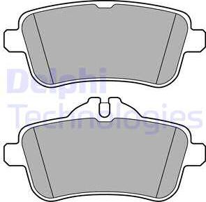 Delphi LP3159 - Brake Pad Set, disc brake autospares.lv