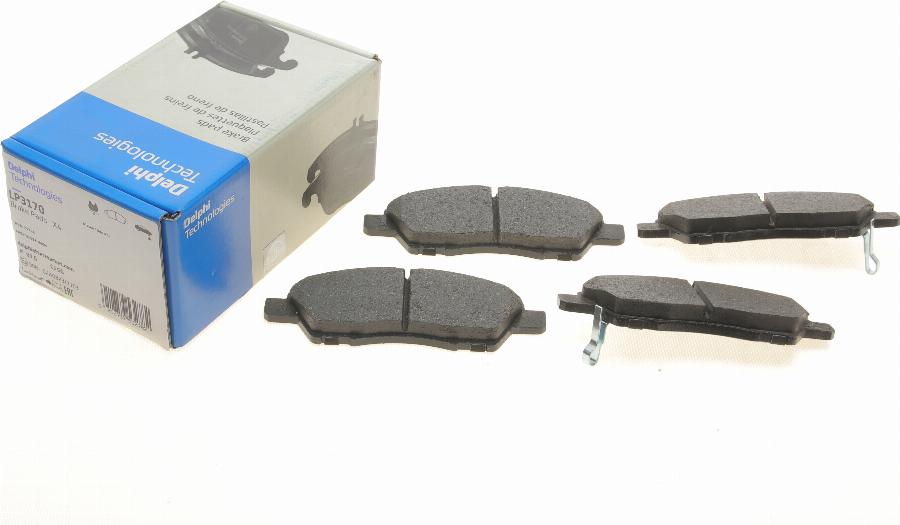 Delphi LP3170 - Brake Pad Set, disc brake autospares.lv