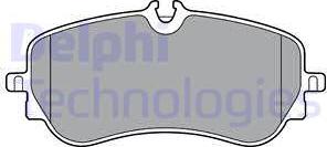 Delphi LP3367 - Brake Pad Set, disc brake autospares.lv