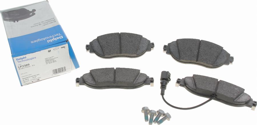 Delphi LP3389 - Brake Pad Set, disc brake autospares.lv