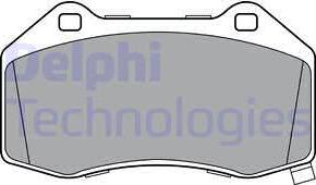 Delphi LP3388 - Brake Pad Set, disc brake autospares.lv