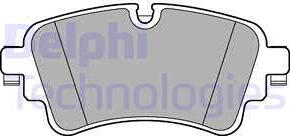 Delphi LP3240 - Brake Pad Set, disc brake autospares.lv