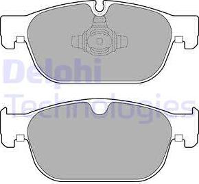 Delphi LP3256 - Brake Pad Set, disc brake autospares.lv