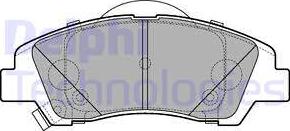 Delphi LP3265 - Brake Pad Set, disc brake autospares.lv