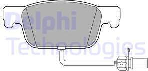 Delphi LP3219 - Brake Pad Set, disc brake autospares.lv