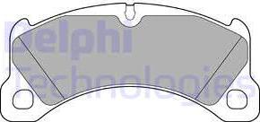 Delphi LP3217 - Brake Pad Set, disc brake autospares.lv