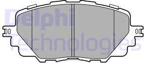 Delphi LP3284 - Brake Pad Set, disc brake autospares.lv